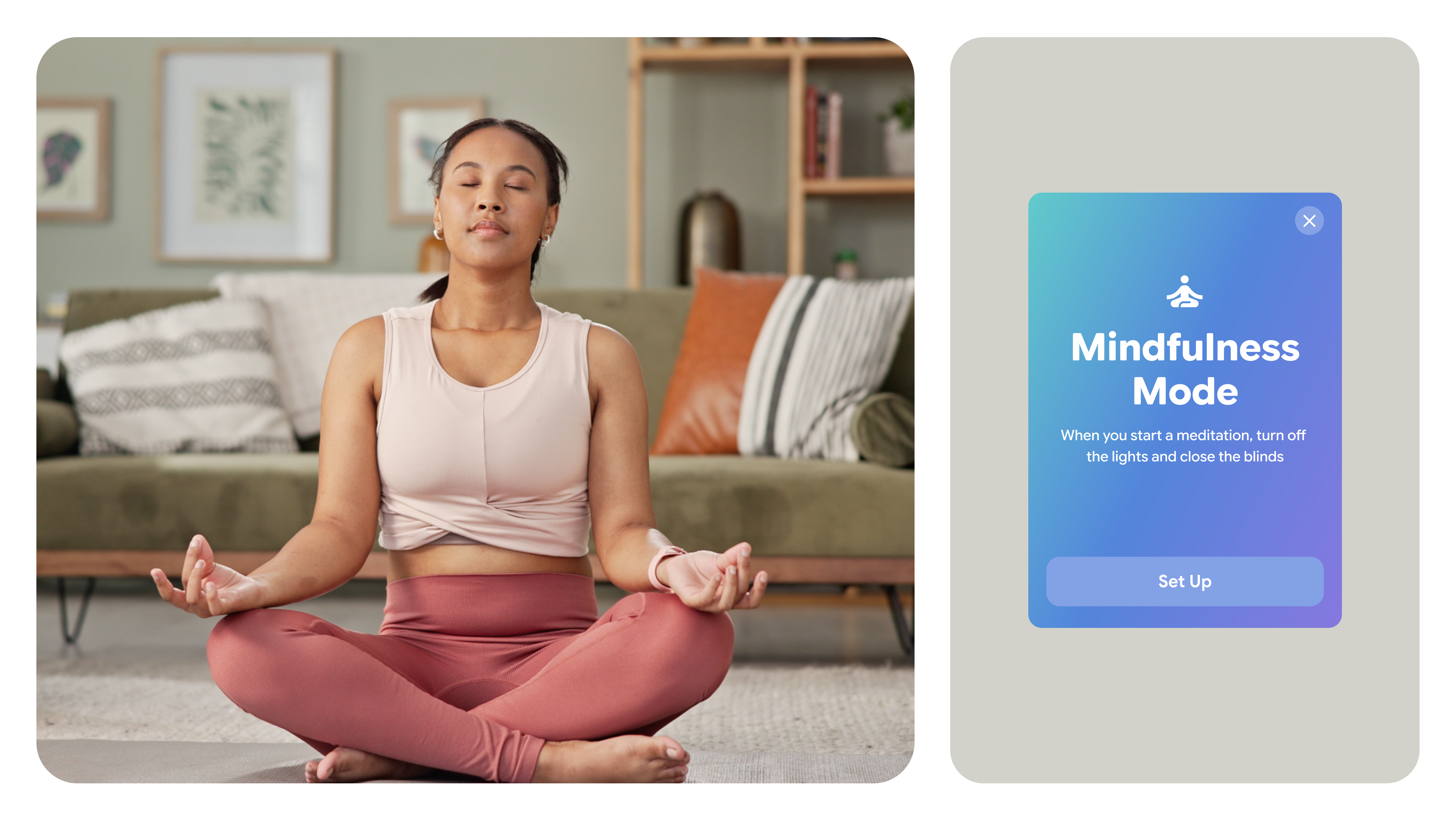 Mindfulness mode - Google Home at Google I/O