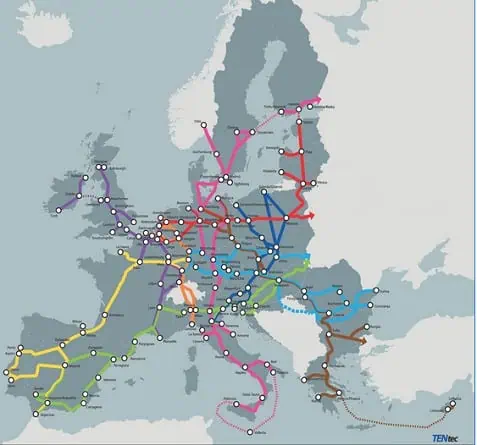 Coridoare comerciale modernizate în Europa de Est