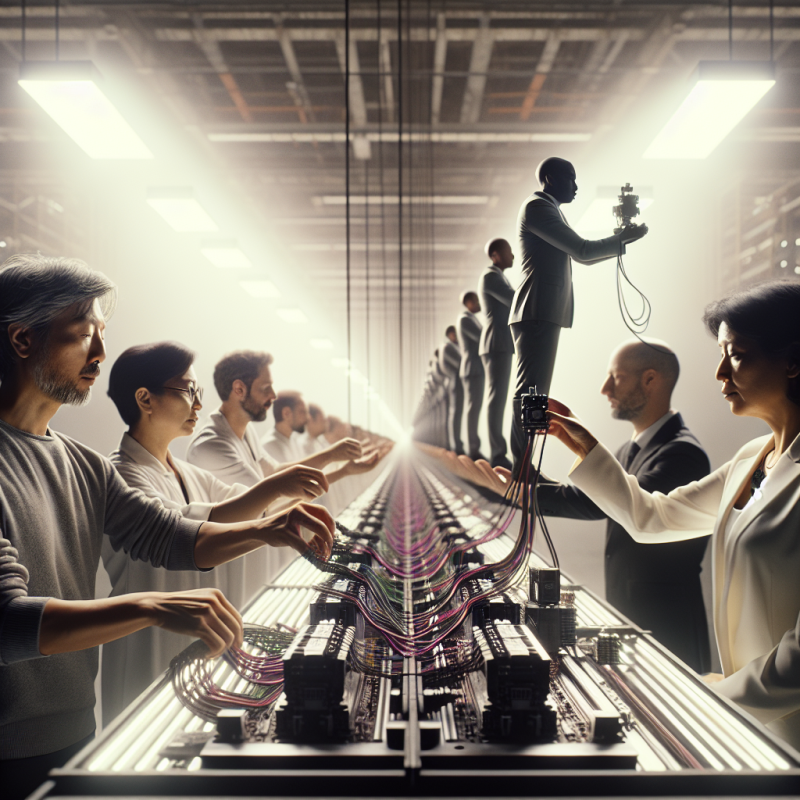 Illustration representing GPU-to-GPU data transfer in context of GPU-to-GPU Data Transfer: Unpacking the Bottlenecks