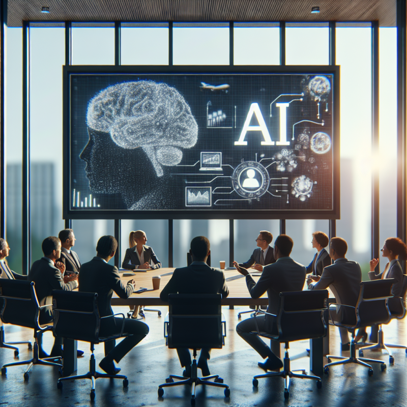 Illustration representing Inteligența Artificială în Afaceri in context of IA în Afaceri: Dincolo de Hype-ul Blogosferei